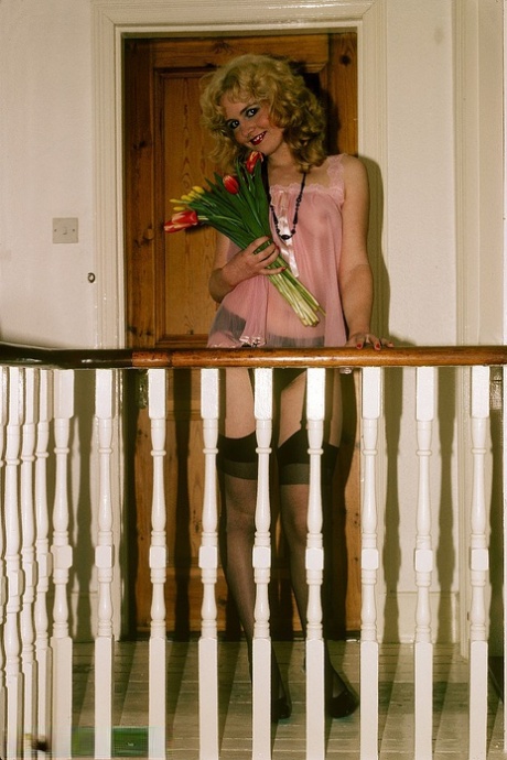 Collection of retro models strike sexy poses with and without clothes on